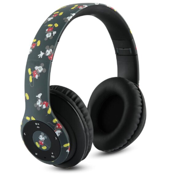 Disney Mickey Mouse Bluetooth Headphones Over Ear, Wireless and Wired Foldables - Picture 2 of 4